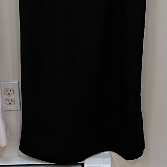 Reveriee Linen Blend Sheath Dress in Black Size L - Picture 9 of 11